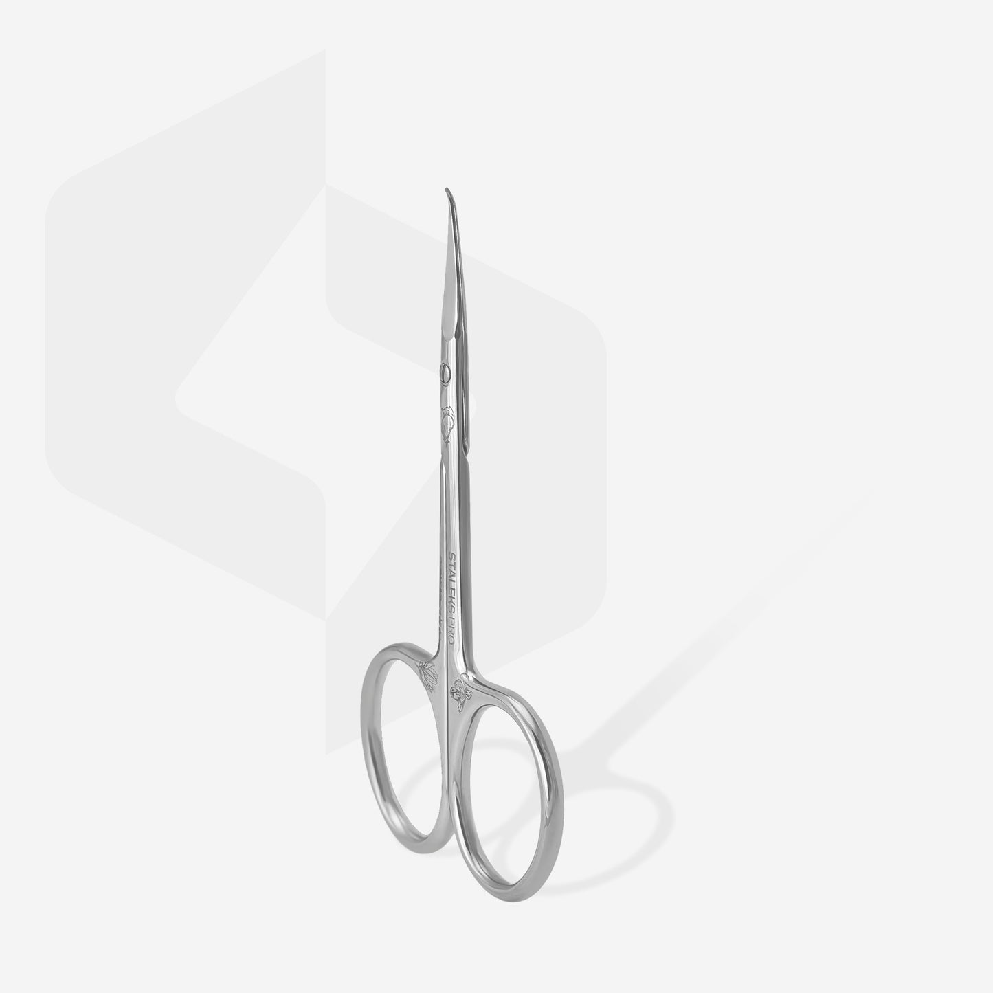 Professional cuticle scissors with hook EXCLUSIVE 23 Type 2 (magnolia)
